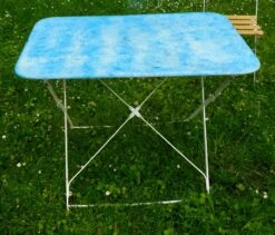 Table De Jardin Pliante Métal Bleue -Jardin Fournitures Boutique a815d260 933f 4efc 9fca df2b9e7d3a58