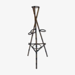 Porte-plante En Bambou Et Osier