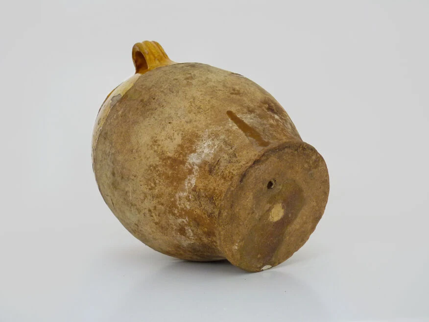 Pot à Confit Jaune Vernissé, Sud Ouest De La France, XIXème 13 Pot à Confit Jaune Vernissé, Sud Ouest De La France, XIXème – Image 11