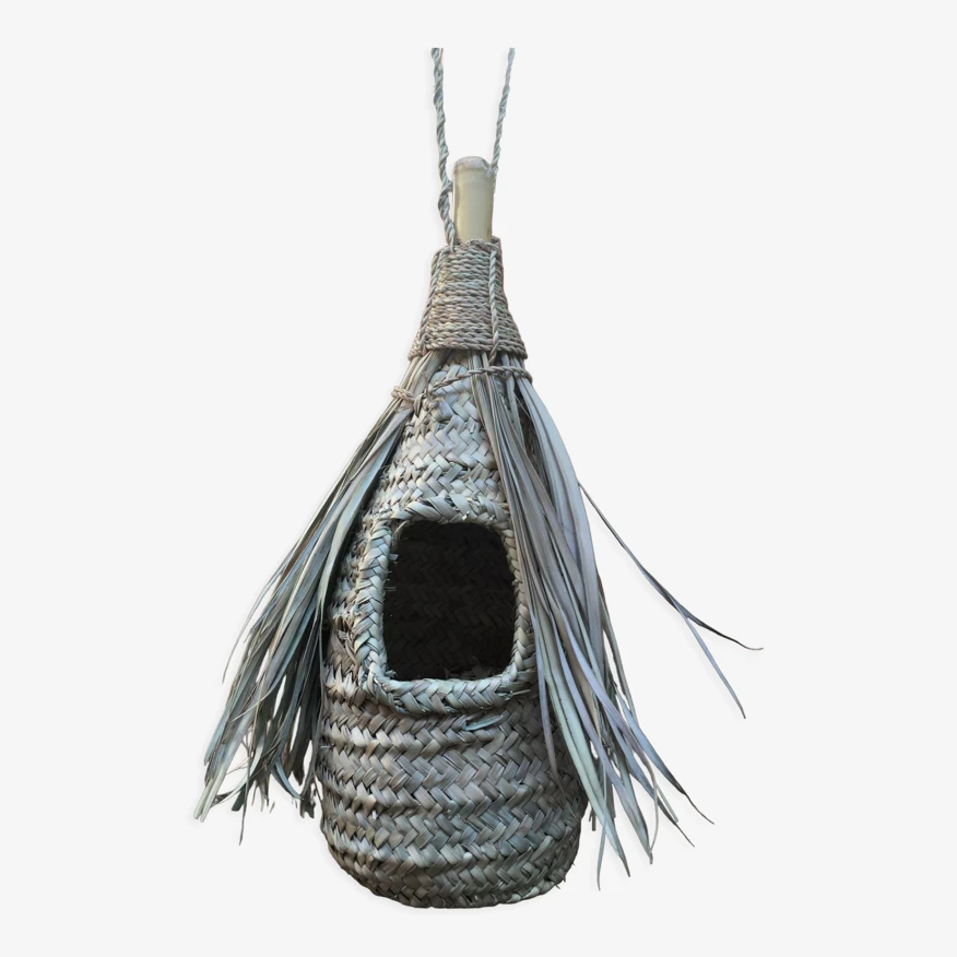 Nid D'oiseau En Doum, Fait à La Main, 100% écologique. 3 Nid D'oiseau En Doum, Fait à La Main, 100% écologique.