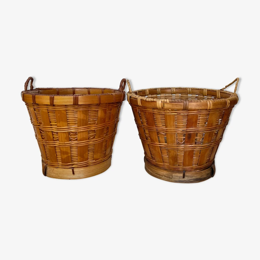 Caches Pots En Rotin 3 Caches Pots En Rotin