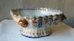 Coupe En Faience De Nevers Decor Floral Papillon -Jardin Fournitures Boutique ab89e0ad b335 41c7 8cc9 824e948d1364