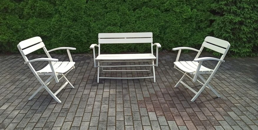 Chaises Solinger Banniza Ensemble De Jardin, Allemagne Années 70. 15 Chaises Solinger Banniza Ensemble De Jardin, Allemagne Années 70. – Image 13