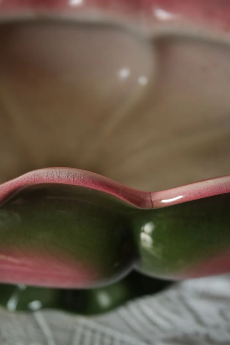 Jardinière Cache Pot Barbotine Orchies Art Déco 8 Jardinière Cache Pot Barbotine Orchies Art Déco – Image 6