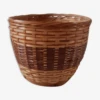 Cache-pot En Osier / Rotin Vintage Années 70