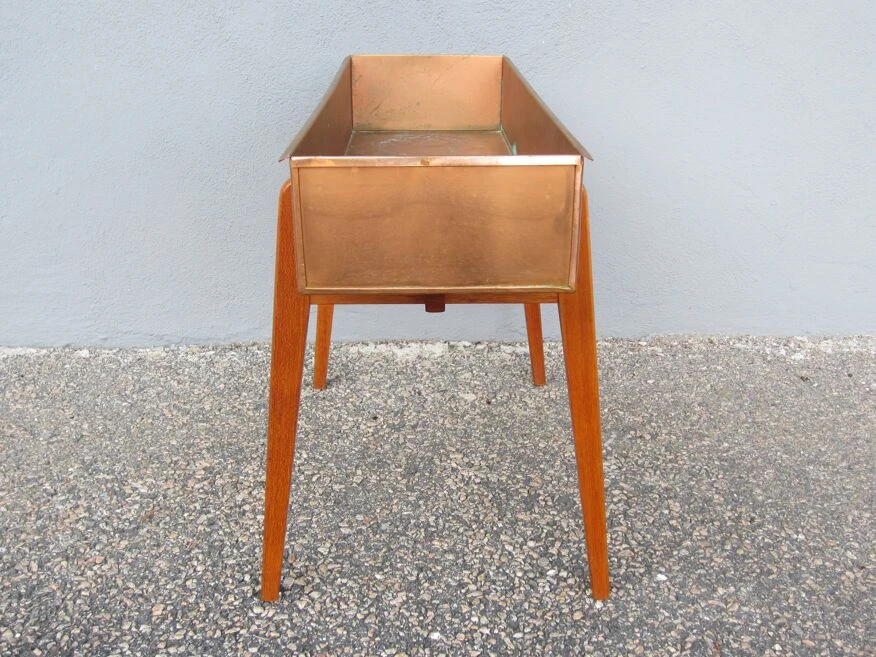 Porte Plante Jardinière Scandinave En Cuivre 7 Porte Plante Jardinière Scandinave En Cuivre – Image 5