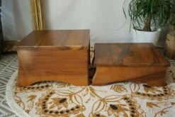 Paire De Porte Plantes Artisanal En Noyer -Jardin Fournitures Boutique aec581eb 0552 4f4f 8441 6d964ad805e5