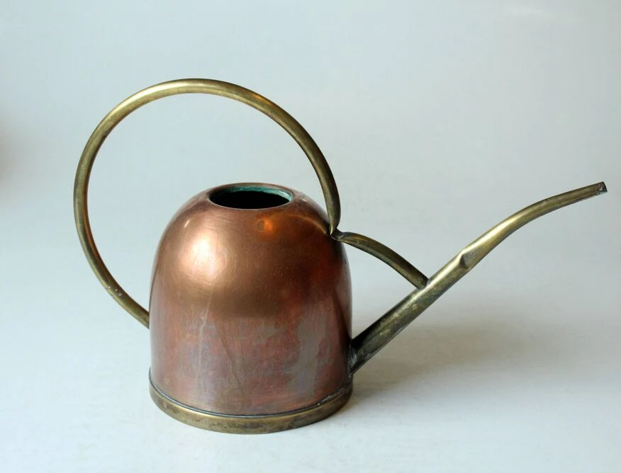 Arrosoir En Cuivre Et Laiton, Des Années 1960 5 Arrosoir En Cuivre Et Laiton, Des Années 1960 – Image 3