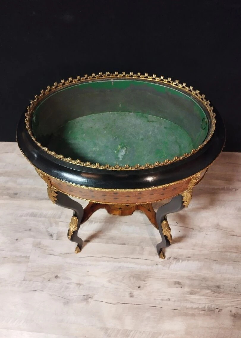 Jardinière Napoléon III Marqueterie 7 Jardinière Napoléon III Marqueterie – Image 5