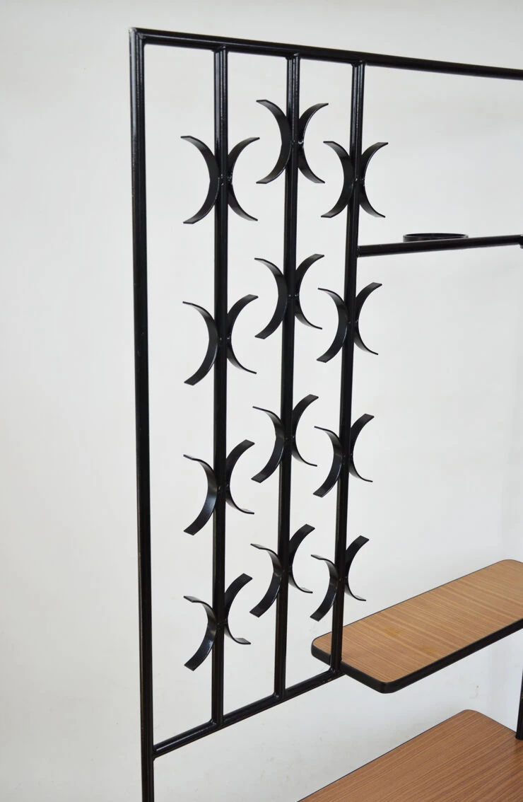 Porte-plante En Métal, Années 1980 6 Porte-plante En Métal, Années 1980 – Image 4