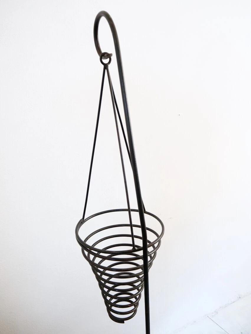 Pied Pour Plante Suspendue En Métal Courbé Jardinière 9 Pied Pour Plante Suspendue En Métal Courbé Jardinière – Image 7