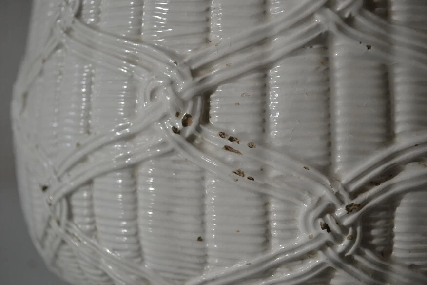 Cache Pot Vintage Céramique à L'imitation De L'osier 13 Cache Pot Vintage Céramique à L'imitation De L'osier – Image 11