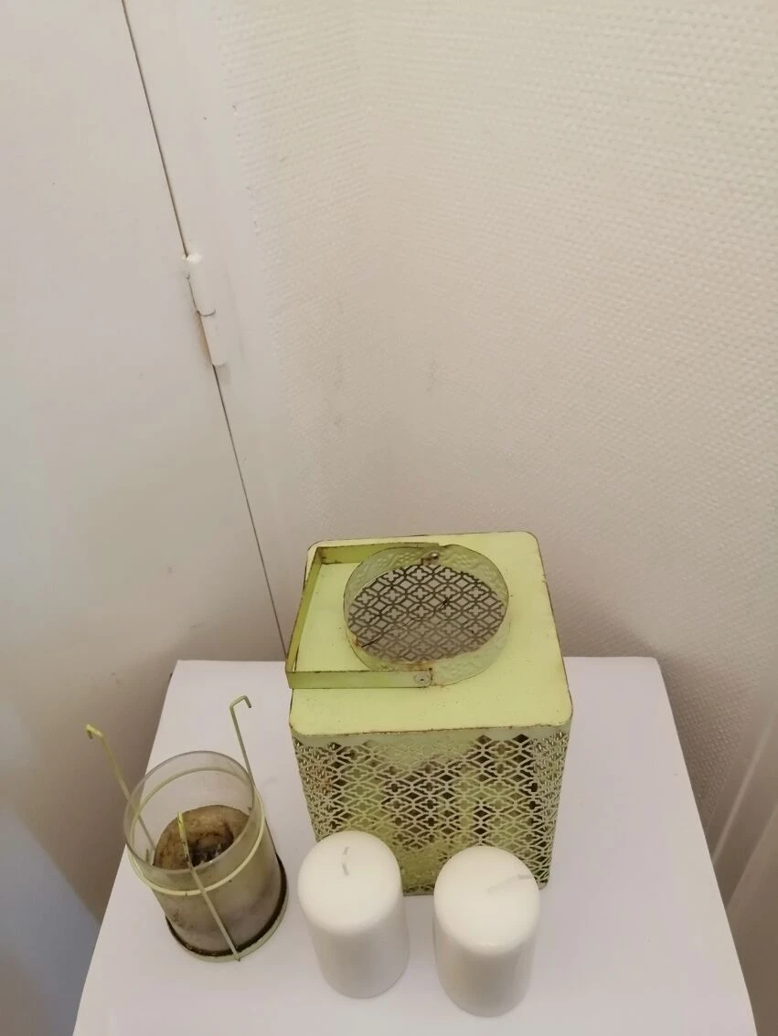 Paires De Lanterne En Metal Avec Bougies De Jardin 8 Paires De Lanterne En Metal Avec Bougies De Jardin – Image 6