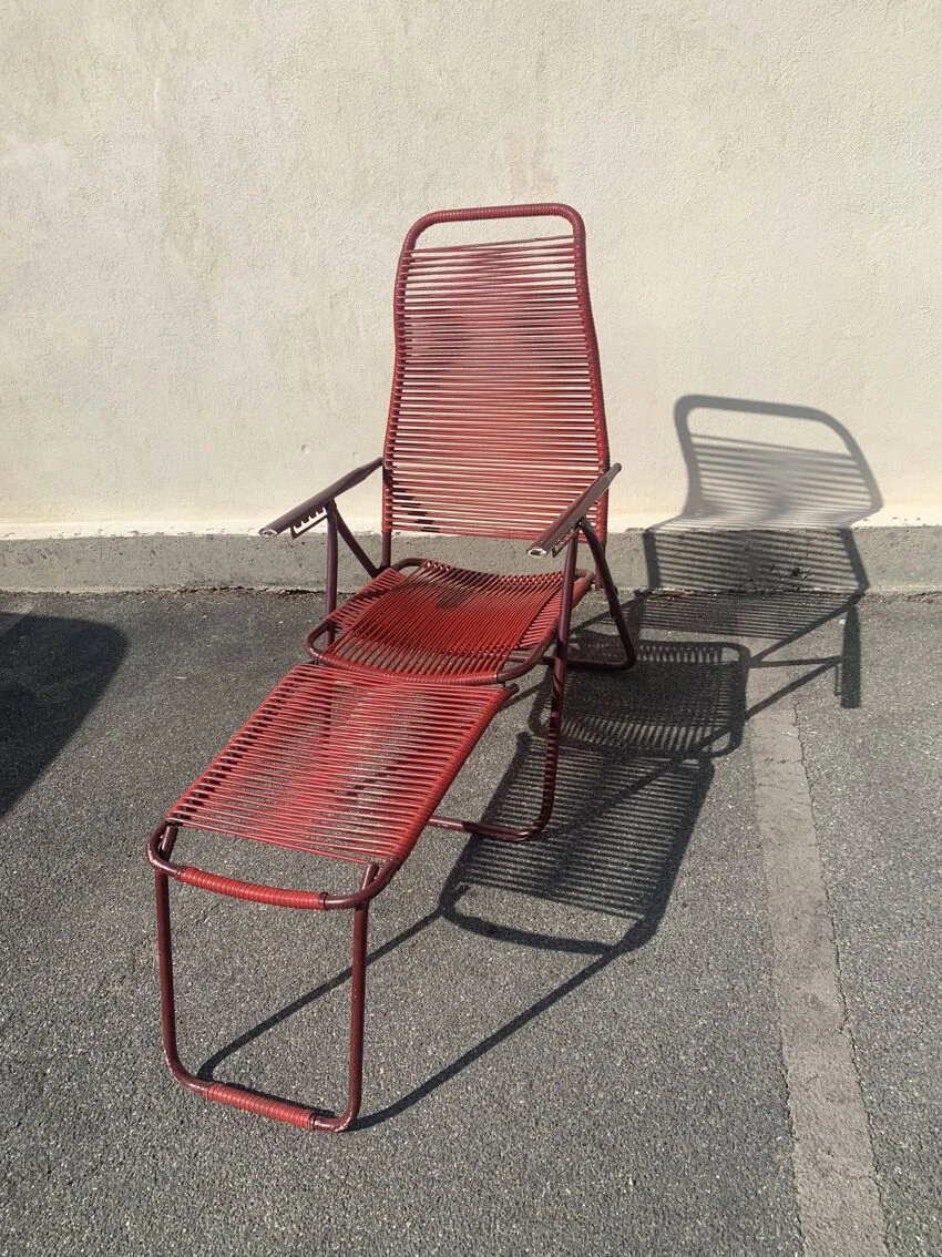 Chaise Longue Scoubidou Années 50 13 Chaise Longue Scoubidou Années 50 – Image 11