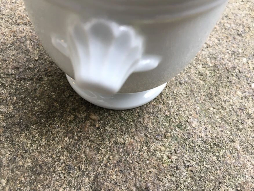 Cache Pot Moutardier Ou Saucière En Porcelaine Blanche 11 Cache Pot Moutardier Ou Saucière En Porcelaine Blanche – Image 9