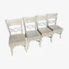 Set De 4 Chaises Blanches En Rotin -Jardin Fournitures Boutique bb93d658 c31c 48af 9d5b a1ac23950626