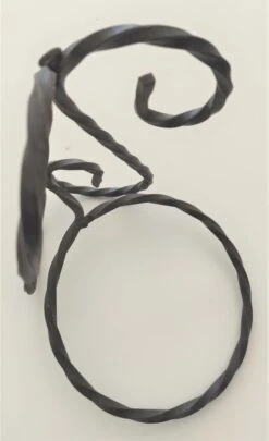 Porte-plantes En Fer Forgé D'angle Vers Les Années 50 Avec Anneau D'accrochage -Jardin Fournitures Boutique bd3256c2 01e1 407e 8e97 75f5331cd80f