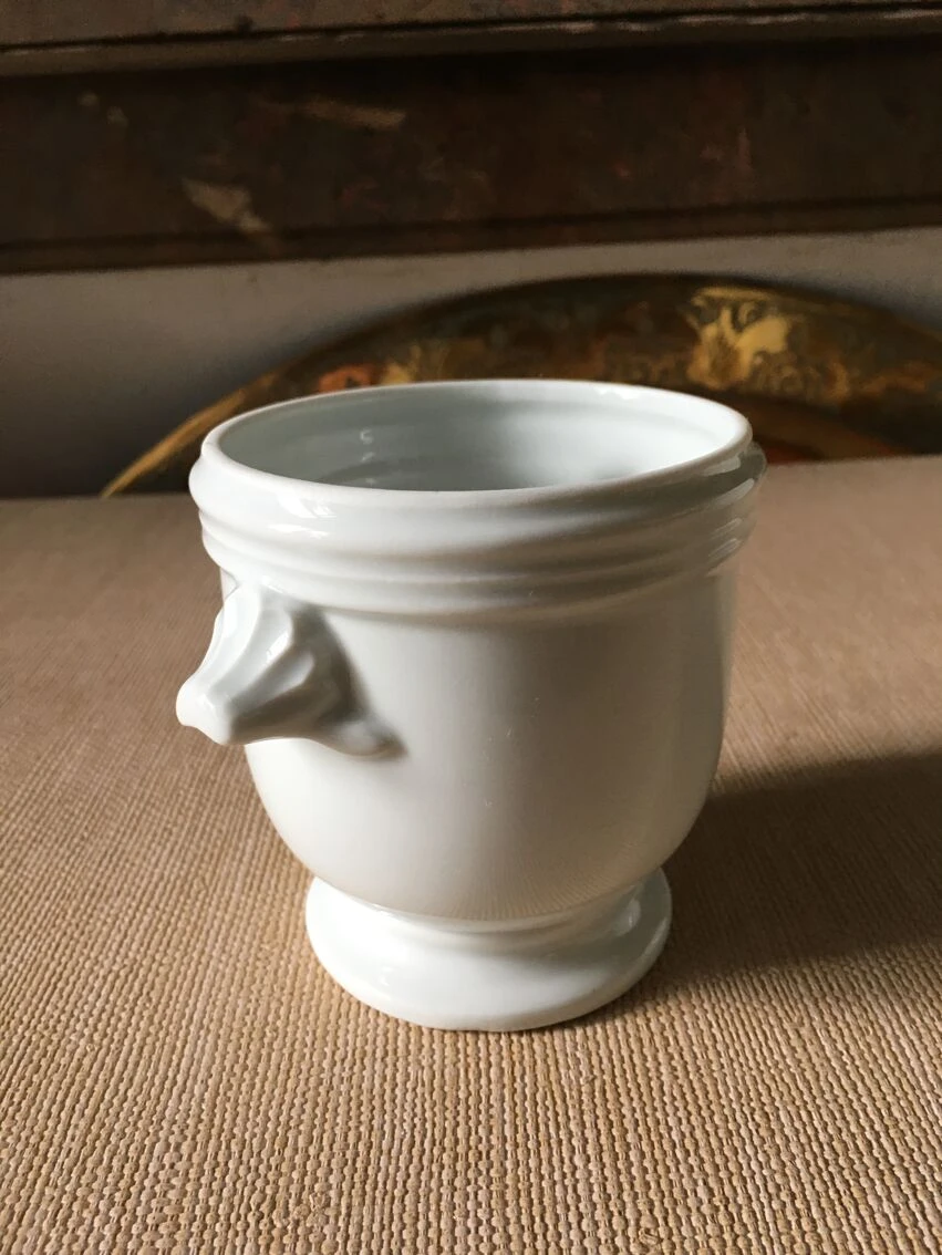 Cache Pot Moutardier Ou Saucière En Porcelaine Blanche 15 Cache Pot Moutardier Ou Saucière En Porcelaine Blanche – Image 13