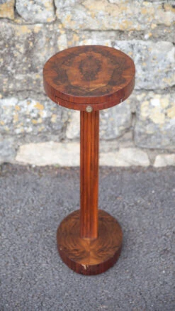 Table Guéridon Bois Art Déco, Table De Fumeur Art Déco, Bout De Canapé, Art Déco, 30's -Jardin Fournitures Boutique be1f9da1 3a4e 40f9 b88d c0422b2e3a0d