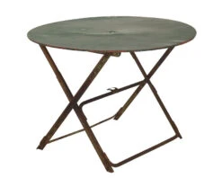Ancienne Table De Jardin Ronde Pliante Fer Avec Rivets Vers 1950 -Jardin Fournitures Boutique be9d13f5 23d5 4ded a076 f5fce6bc363b
