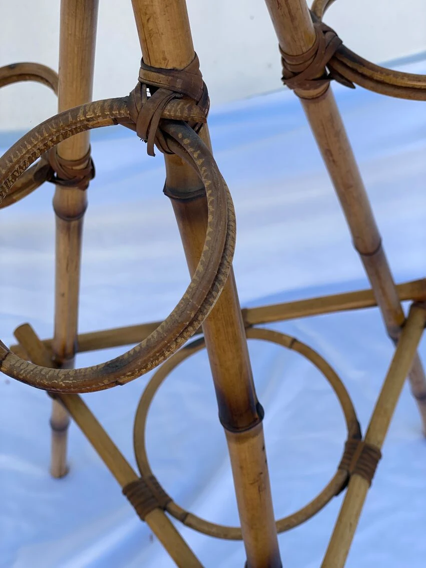 Porte-plante En Bambou Et Osier 9 Porte-plante En Bambou Et Osier – Image 7