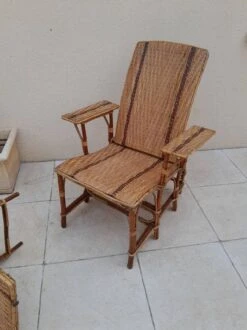 Ancienne Chaise Longue En Rotin Année 30 -Jardin Fournitures Boutique c0a4d123 fede 43c0 b24e 791d7c1dddcb