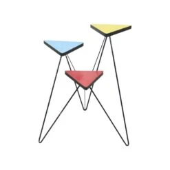 Porte-plantes En Formica Fifties 72cm -Jardin Fournitures Boutique c1a10088 4569 4e0d bc69 f1720c5c4d95