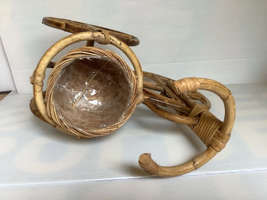 Cache Pot Vélo Bambou Osier Rotin 10 Cache Pot Vélo Bambou Osier Rotin – Image 8