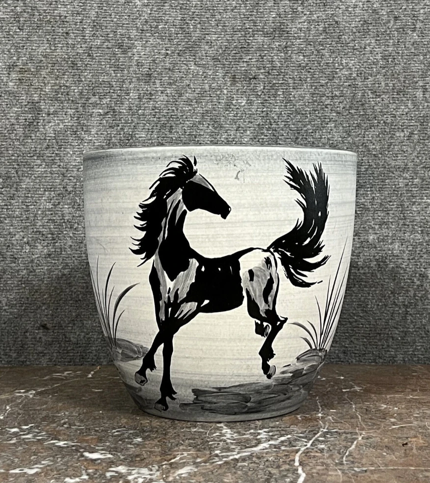 Cache-pot Signé (Paul) MILET Sèvres H25cm 4 Cache-pot Signé (Paul) MILET Sèvres H25cm – Image 2