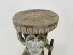 Sellette, Porte Plante, Sculpture Chinoise En Bois Sculpté Polychrome. Début XXème -Jardin Fournitures Boutique c60f684d 9c77 4c2d 85d8 b157c726a7b6