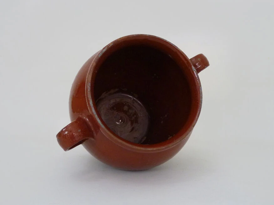 Pot à Confit Marron Vernissé, Sud Ouest De La France, Pot De Conservation XIXème 10 Pot à Confit Marron Vernissé, Sud Ouest De La France, Pot De Conservation XIXème – Image 8