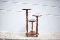 Porte-plante Vintage Support Plante 3 Plateaux Bois Sellette Bois, Stand Plante , Présentoir -Jardin Fournitures Boutique ca67d4bd f87a 4596 9450 d8cc1b0e4ae1