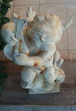 Statue De Jardin Chérubin Angelot Musicien En Fonte 19ème -Jardin Fournitures Boutique ca89ff3c 1a89 4f93 8d14 1a9913508c16