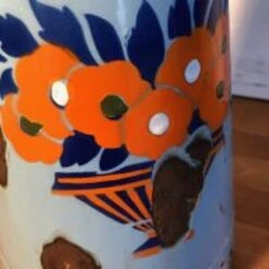 Broc émaillé Bleu Motif Fleurs -Jardin Fournitures Boutique cb7bac13 9ec1 4ad9 bfe1 82928d6da83f