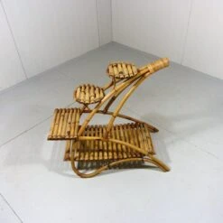 Rack En Rotin, Stand D’usine Des Années 1950 -Jardin Fournitures Boutique cc06239e f392 4501 b922 88d29845ba78