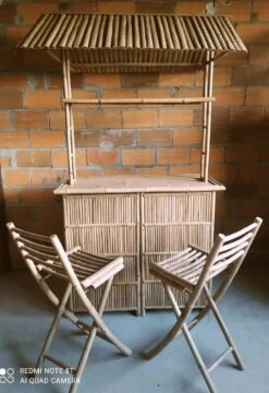 Ensemble Bar En Bambou Avec Ses Deux Tabourets -Jardin Fournitures Boutique cc8b17b5 8e21 48d8 9bbd 289ae9d05f2a