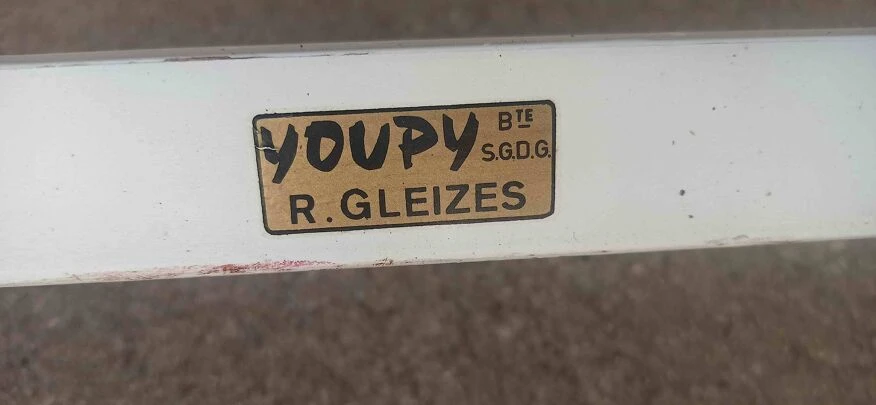 Ensemble De Jardin R. Gleizes 1 Table Et 4 Fauteuils Pliables Années 70 6 Ensemble De Jardin R. Gleizes 1 Table Et 4 Fauteuils Pliables Années 70 – Image 4