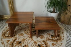 Paire De Porte Plantes Artisanal En Noyer -Jardin Fournitures Boutique cce27802 8a26 4d66 90ff d4d3fa583065