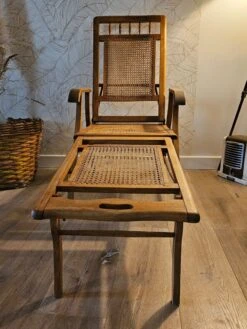 Chaise Longue Pont De Bateau Cannée En Bois -Jardin Fournitures Boutique ccf38c01 53f9 45f3 a883 bfeb9ff8317a