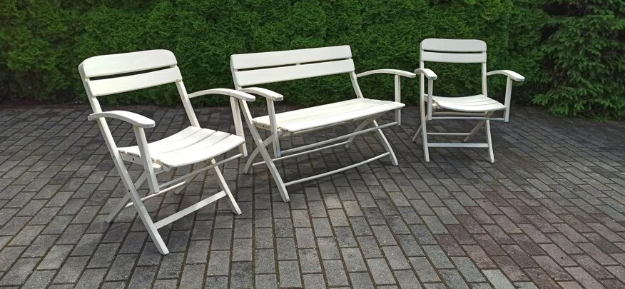 Chaises Solinger Banniza Ensemble De Jardin, Allemagne Années 70. 7 Chaises Solinger Banniza Ensemble De Jardin, Allemagne Années 70. – Image 5