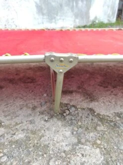 Lit De Camp Pliant Chaise Longue Vintage Toile Rouge Marque Samti -Jardin Fournitures Boutique cd55acdd a6f8 4efb a4f2 31c9a238d7d3