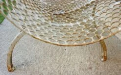 René Malaval, Grand Banc En Métal Perforé Et épais, Design Des Années 50 -Jardin Fournitures Boutique cdb2567f 9d91 4c9b 93bd 4c9c389e21d9