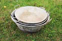 Trio De Bassines Vintage Avec Poignées En Zinc -Jardin Fournitures Boutique d21be688 70ad 4489 a721 905bffb6454c