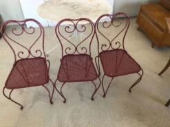 Ancienne Table Et 4 Chaises En Fer Forgé -Jardin Fournitures Boutique d313a249 0613 4a3a 835a 470ac6d57456