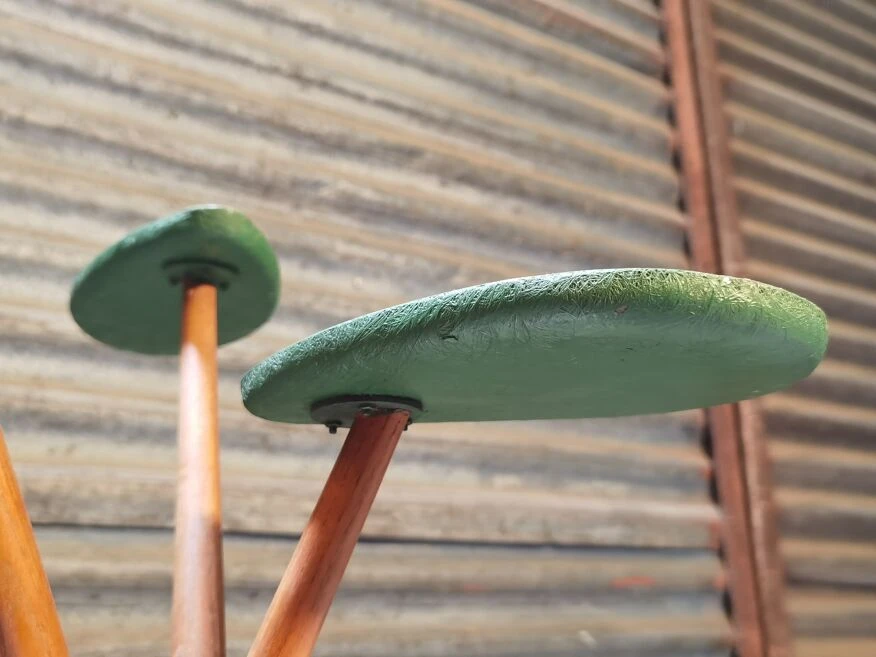 Porte Plante En Bois Formica Et Fibre De Verre Origine Tchécoslovaque 1950/1960 14 Porte Plante En Bois Formica Et Fibre De Verre Origine Tchécoslovaque 1950/1960 – Image 12