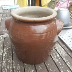 Pot En Terre Cuite Vernisè Marron -Jardin Fournitures Boutique d6c97554 d12b 40a8 af7a e6a5d542e165