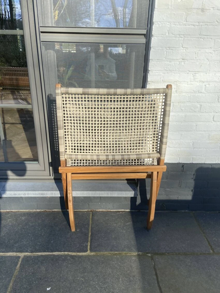 Chaise De Jardin Rétro En Rotin 10 Chaise De Jardin Rétro En Rotin – Image 8