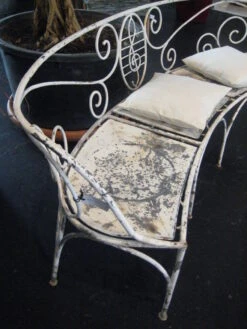 Banc Semi-circulaire En Fer Forgé, Années 1950 14 Banc Semi-circulaire En Fer Forgé, Années 1950 -Jardin Fournitures Boutique da1199b2 d66b 4d3a 82a9 06570853f186