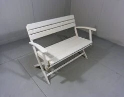 Banc De Jardin Rétractable En Bois Blanc Des Années 1960 -Jardin Fournitures Boutique dab3d06b 1a99 422d 88d1 351f2f840908