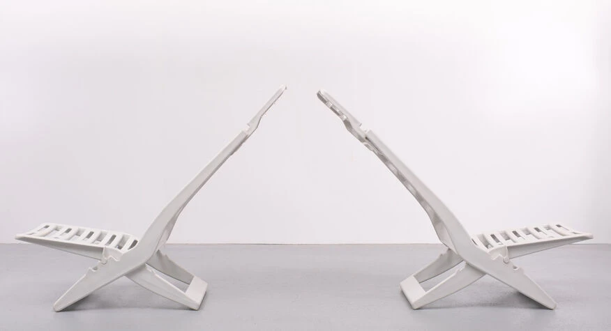 Chaises Pliantes Fanini Fain Ascoli Piceno Maratea, Années 1970, Italie 9 Chaises Pliantes Fanini Fain Ascoli Piceno Maratea, Années 1970, Italie – Image 7